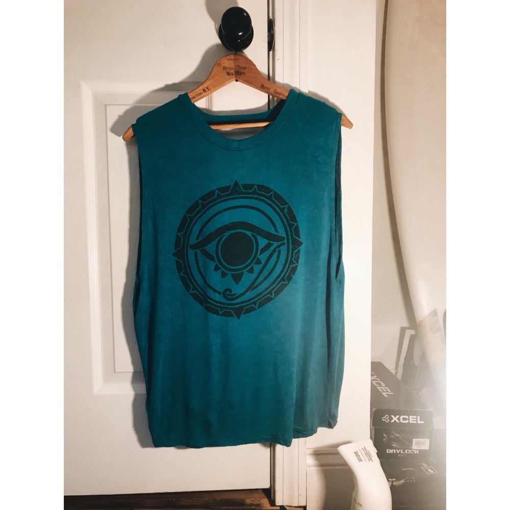 Boho backless tank top